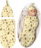 Lcokin Cute Bee Baby Stuff Swaddle Blanket Set with Beanie Hat for Boys