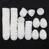 30pcs 2-3/8" Blank White Plastic DIY Easter Eggs