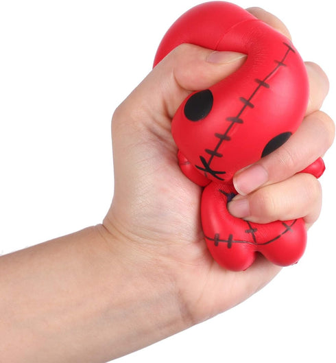 Anboor 4.7 Inches Voodoo Dolls Squishies, Ghost Doll Halloween Kawaii Soft Slow Rising Stress Relief Toys