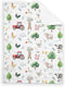 SqtmuHLuo Farm Animals Baby Blanket for Boys Girls Neutral Farm Pig Sheep Cow