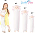 Lamb Body Pillow for Kids - 35 inches, Lamb Stuff, Plush, Gifts, Cuddle Pillow for Girls & Girlfriends