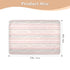 siphylline 52" 34" Pink and Light Gray Stripe Pattern Doodle Art Extra Large Resuable Potty Training Pad Soft Absorbent