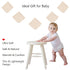 10-Pack Organic Cotton Baby Washcloths | Ultra-Soft Newborn Face Bath Towel - Reusable Baby Wipes for Delicate Skin