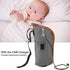 wosume Milk Heater, USB Heating Bag Bottle Heated Cover, Car Milk Heater Milk Warmer, Foldable for Travel for Baby
