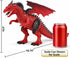18 Liberty Imports Walking Dragon Toy - Interactive Robotic Fire Dragon Large Battery Operated Figure with Flapping