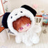 niannyyhouse 20cm Plush Doll Clothes - Puppy Onesies and Loose White Bodysuit for 8in Soft Plush Toy