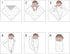Set PESAAT Cotton Baby Swaddle Hat Newborn Infant Hats Receiving Blankets for Baby Boys Girls