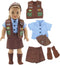 Emily Rose 18-inch Doll Clothes Modern 4-Piece Girl Scout Brownie-Inspired Uniform, Gift Boxed!