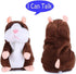 BestLand Plush Interactive Toys PRO Talking Hamster, Electronic Pet Chatimals Mouse Buddy, 5.7 x 3 inches, Brown