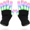 Luwint LED Colorful Flashing Finger Lighting Gloves - Glow Rave Cool Toys for Teens