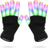 Luwint LED Colorful Flashing Finger Lighting Gloves - Glow Rave Cool Toys for Teens