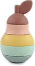 Hudson Baby Silicone Stacking Toy, Pear, One Size