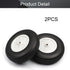 Fielect 4 Inch RC Model Airplane Super Light Sponge Tire Tail Wheel Tire and Wheel Sets, 2 Pcs