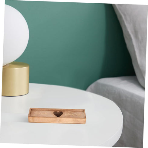 Pregnancy Test Keepsake Box Lid Decorative Wooden Announcement Case for Reveal Multifunctional Storage for Precious