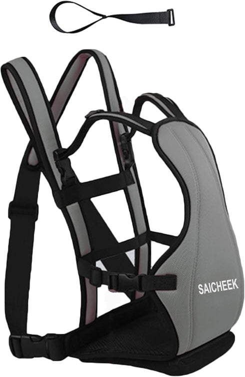 saicheek Toddler Travel Suitcase Seat with Anti-Slip Rope,Ride on luggage for Kids, Size