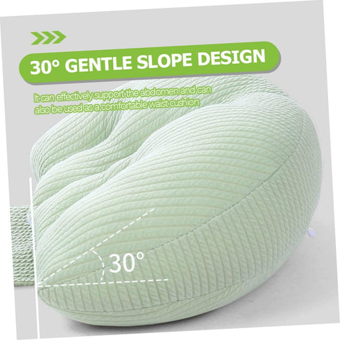 Levemolo U-Shaped Pregnancy Pillow Lumbar Support Multi-Functional Maternity Waist Pad for Side Sleeping Comfortable