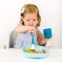 BEABA Silicone Baby Suction Plate, Non-Slip Suction Bottom, Easy to Clean, Sky Color