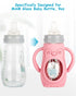 3 Pack 9OZ Silicone Sleeves for MAM Baby Bottles - Anti Breakage Baby Bottle Holder, Compatible with MAM Baby Bottle
