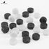 Radicaln Marble Black & White Big Board Games, Complete Checker Figures for 15 Inches Checkers Board