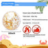 AMOR PRESENT Beach Ball, 16" Glitter Inflatable Beach Ball for Kids & Toddlers, Summer Party Favors