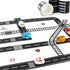 Toyvian Road Race Track Sticker Roll - Removable Tape for Toy Cars and Trains, Stick to Floors and Walls