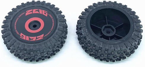 Replacement 2PCS Durable Front Tire Wheel Tyre RC Parts for WLtoys 124016 RC Car