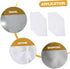 CVUTOVO 60x60cm -Pack Cotton Burp Cloths and Reusable Cloth Diaper Inserts for Newborns Absorbent Washable Leak-Proof