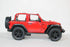 Jeep Wrangler Rubicon Off Road Die Cast Model by KiNSMART - 5 inch 1:34 Scale Toy Car (Red Opentop)