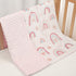 30 40 SANDJEST Rainbow Kid Blanket for Girls - x Kids Minky Blanket - Gifts for Kids on Birthday Christmas Nursery
