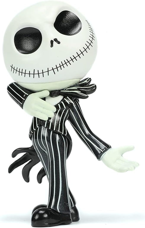 Jada Toys Disney The Nightmare Before Christmas 4" Jack Skellington Glow in The Dark Collectible Figure