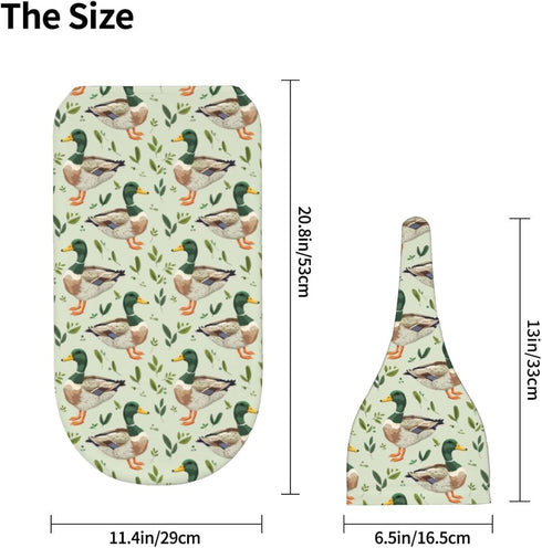 Sets Farm Animal Cute Mallard Duck Newborn Swaddle Blankets Hat Soft Baby Receiving Blanket Swaddle Sack for Baby