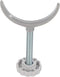 Stair Gate Spindle Rod Safety Banister Adapter, U Shape Rubber Coated Pressure Gates Accessory for Mounted Pet Dog Gate