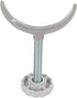 Stair Gate Spindle Rod Safety Banister Adapter, U Shape Rubber Coated Pressure Gates Accessory for Mounted Pet Dog Gate