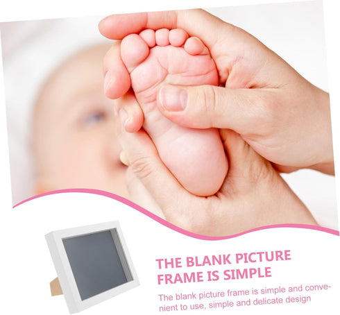 Set ORFOFE Baby Footprint Kit Hand Foot Print Photo Frame Keepsake Diy Picture Frame Ink Pad for Newborns