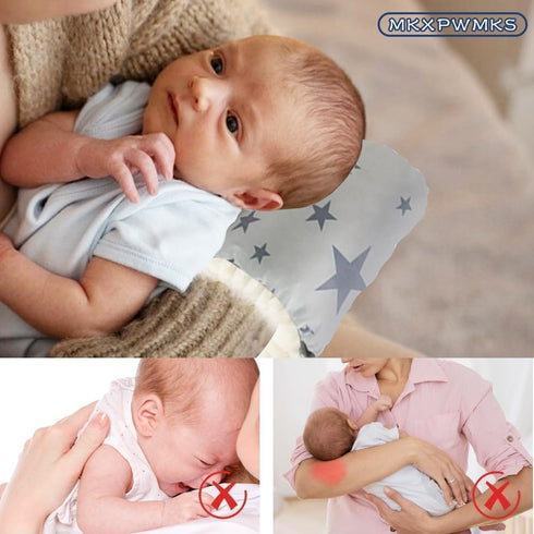 MKXPWMKS Cozy Cozy Cradle Pillow, Cradle Arm Pillow, Baby Nursing Pillow Head Support Pillow for Breastfeeding Bottle