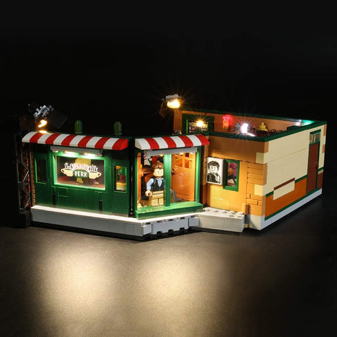 BRIKSMAX Led Lighting Kit for Friends Central Perk - Compatible with Lego 21319 Building Blocks Model