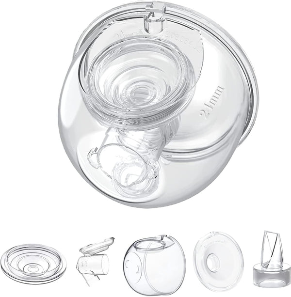 Wearable Breast Pump Milk Collector Cup Accessories,Compatible with TSRETE S12/S9,Kmaier S12 Wearable