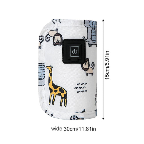 Generic Babys Milk Warmer - Portable Heating Bag, Intelligent Bottle Heater, Thermal Insulation Cover, USB Power