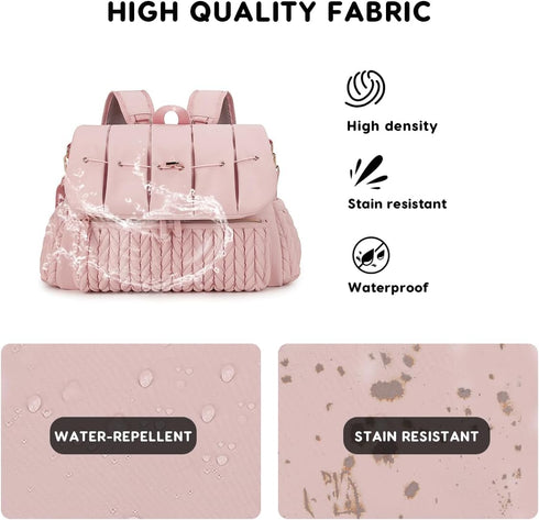 SONARIN Backpack Mummy Convertible Diaper Bag Waterproof Nappy Changing Bag Travel Bag with Changing Pad & Shoulder