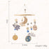 Set Baby Mobile for Crib, Astronaut Crib Nursery Mobile for Boys Girls, Boho Nursery Decor Soothe Toy Baby Shower