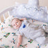 FIGEPO 4 Pack Mallard Duck Baby Bassinet Sheets Neutral Unisex Breathable Fitted Nursery Sheets for Baby Girl or Boys