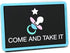 Come and Take It Pacifier Diaper Bag PVC Hook and Loop Patch