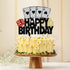 Poker-Themed Cake Topper - Dice & Cards Birthday Decoration