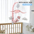 3 35 Packaging FEISIKE Crib Mobile for Girls Baby Mobiles with Modes Digital Music BoxTurn Only, Music Only, Turn