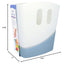 Ubbi Freestanding Bath Toy Organizer with Removable Drying Rack Bin for Toddlers, Cloudy Blue