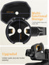 360 Universal Stroller Cup Holder with Phone Holder, Rotatable Strong Clip, Big Storage Space for Walker, Wheelchair