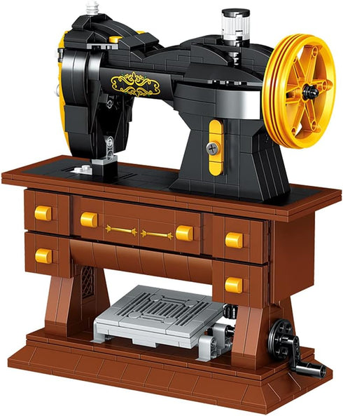 Uvini Adult Building Set - Classic Retro Series Sewing Machine, 633pcs Construction Brick Set, Best Gift for Adults,