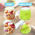 Baby Food Storage Containers, 12 Thickened 4 oz Glass Baby Food Jars with Lids, Small Snack Containers