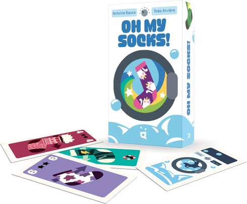 Set 6+, 2-5 15 Helvetiq Oh, My Socks Card Game -Fast-Paced Sock Matching & Collection Strategy Game for Families
