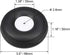 uxcell Tire and Wheel Sets for RC Airplane,PU Sponge Tire with Plastic Hub,3.5" 2pcs